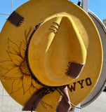 Custom Hand Burned Hat